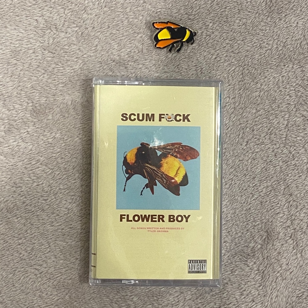Tyler The Creator Flower Boy Cassette Tape/Bee Pin